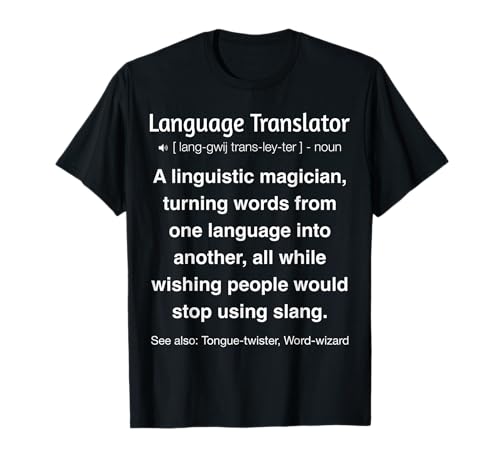 Traductor de Idiomas Divertidos Camiseta