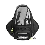 Questa borsa da serbatoio offre ampio spazio per oggetti essenziali come chiavi, portafoglio e piccoli attrezzi, mantenendo un design compatto che non interferisce con la guida.