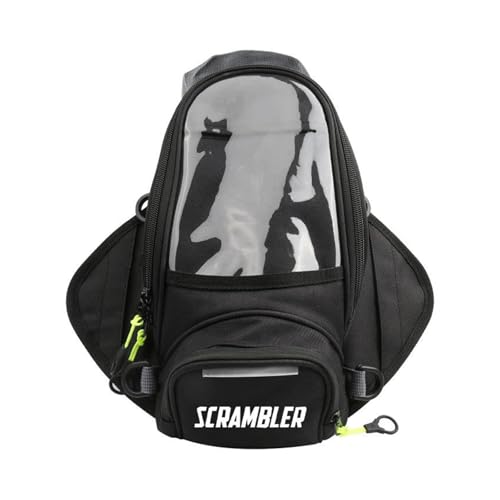 Questa borsa da serbatoio offre ampio spazio per oggetti essenziali come chiavi, portafoglio e piccoli attrezzi, mantenendo un design compatto che non interferisce con la guida.