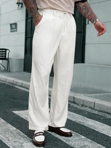 Image of TOPLOT Men's Casual Pant || Trouser for Men || Straight Leg Pant for Man (5267)