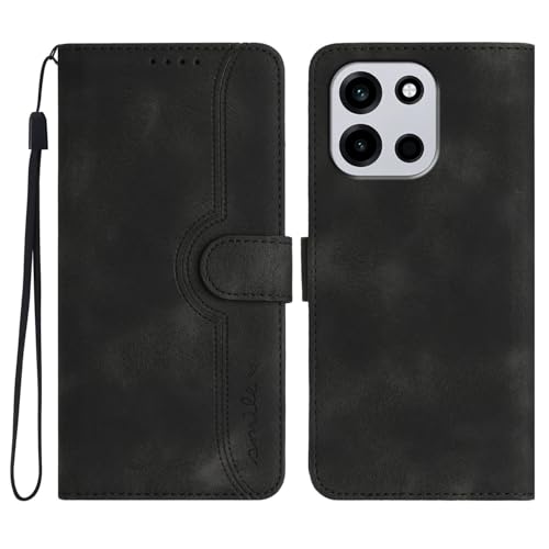 �X�}�z�P�[�X �Ή��@�� for Oneplus Turbo 6 / Turbo 6V �X�g���b�v �E�H���b�g �}�O�l�b�g���� �J�[�h�X���b�g �t���b�v�X�^���h [PU���U�[�{�X�}�z�P�[�X] Black