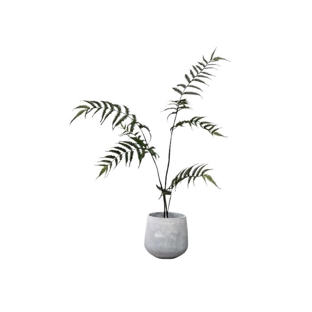 Kx9Lb8d Faux floor plant Artificial Fern Bonsai Simulation Greenery Indoor Decoration Ornaments Potted Plants with Pots