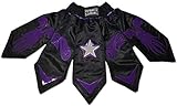 Gladiator Style MMA Boxing Muay Thai Shorts - Purple/Black (Large)