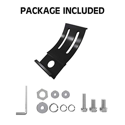 Turbo Sii Mounting Base Bracket Led Light Bar Side Mounting Brackets Universal Brackets Adjustable Base Brackets For Light Bar Led Pods #TOP4