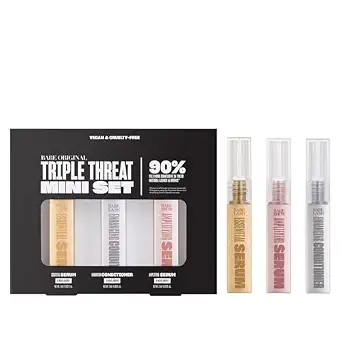 Babe Original Triple Threat Mini Set, Lash & Brow Serums, 3-Pack