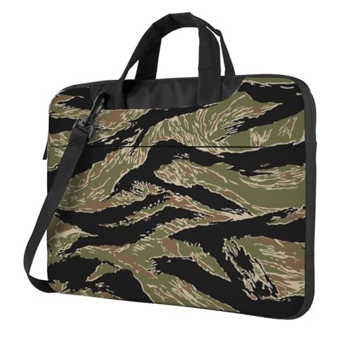 Sacoche ordinateur antichoc et antistatique motif camouflage à bandoulière