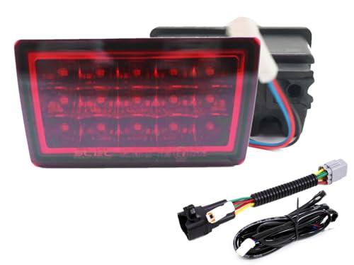 GAZOZ PERFORMANCE F1 Hyper 4th Brake Light Fog Light plug and Play Harness Compatible With WRX VB 2022 2023 2024 2025 Red Lens - Red Housing