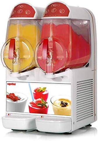 UGOLINI NG10/2 ELETTRONIC Cold Cream Sorbet Granite Machine - 2 x 10 Litre Containers - Dispenser Made in Italy