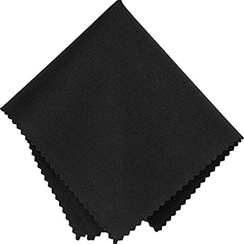 Preisvergleich Produktbild Mmrm Brillentuch Mikrofaser Brillenputztuch für Handybildschirm Kameralinse Brille 14 * 14 cm Schwarz