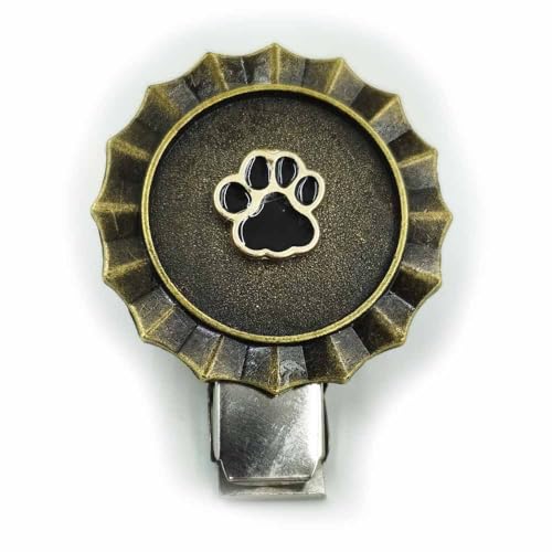 Handmade Dog Show Brooch with Paw & Number Holder