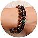 Zodiac Bracelets for Women Pisces Black Obsidian Bracelet Constellation Horoscope Bracelets Crystal Tiger Eye Beads Bracelet Jewelry 2 Pcs