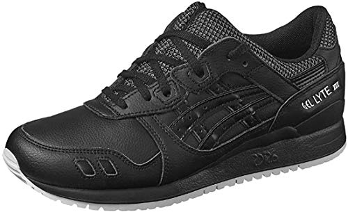 Asics Gel-Lyte III, Zapatillas Unisex Adulto, Negro (Black/Black), 44 EU