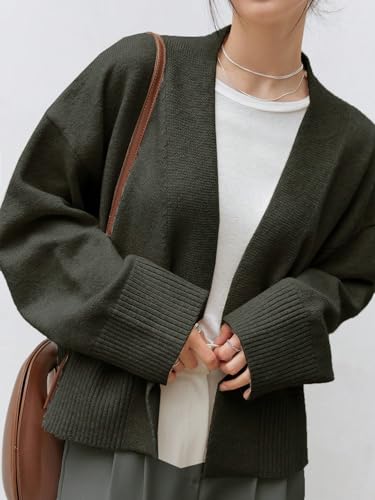 Image of WDIRARA Women's Wrap Long Sleeve Tie Front Cardigan