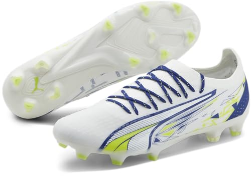 PUMA Mens Cp10 Ultra Ultimate Firm GroundArtificial Ground Soccer Cleats Cleated, Firm Ground, Turf - White2