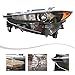 Veruopes Halogen Headlight Assembly Compatible with Mazda Cx-5 2017-2021 Front Lamp Projector Head-Light Left Driver Side Headlamp Replacement for Mazda Cx-5 2017 2018 2019 2020 2021 (Left)