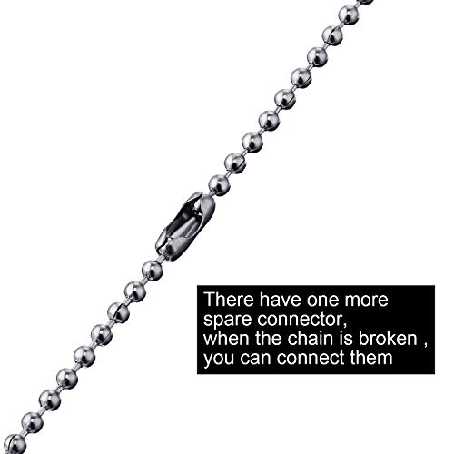 Image of Jovitec 2 Pcs Ceiling Fan Light Pull Chain, Transparent Color