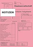 Staatsanwaltschaft Notizen: Hochwertiges Notizbuch für Jurist:innen (Din A5 liniert)