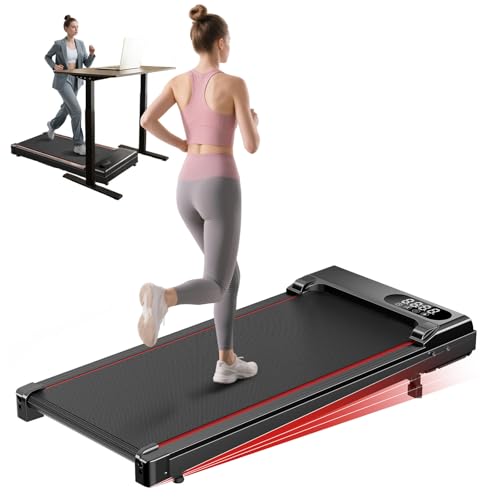 32% off - Incline Walking Pad Treadmill, Walking Pad with Incline, 300 Lbs Under Desk Treadmills for Home Office, Portable Treadmill with LED Display