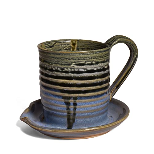 Holman Pottery Smoky Blue Bacon Mug