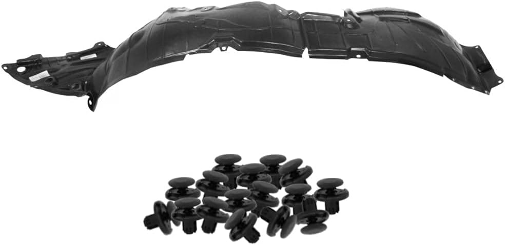 Parts N Go 2015-2019 Murano Fender Liner with Clips Front Driver Side Left NI1248153 638435AA0A