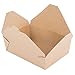 Fit Meal Prep 36 Pack 76 oz Disposable Take Out Containers Microwaveable Kraft Paper To Go Boxes for Food To Go Containers Takeout Containers Leakproof Greaseproof for Restaurants, Food Service, Party