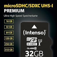 Intenso Premium microSDXC 64GB Class 10 UHS-I Speicherkarte inkl. SD-Adapter (bis zu 90 MB/s), schwarz (Packung mit 2) – Ansicht 2