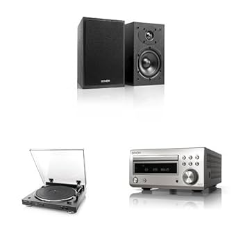 DENON　現行モデル　RCD-M41＋SC-M41スピーカー(ペア)セット！ Amazon.co.jp: Denon CDミニコンポ ブラック/ブラック [RCD-M41