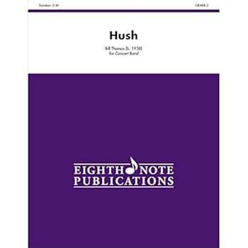 Paperback Hush: Conductor Score & Parts Book