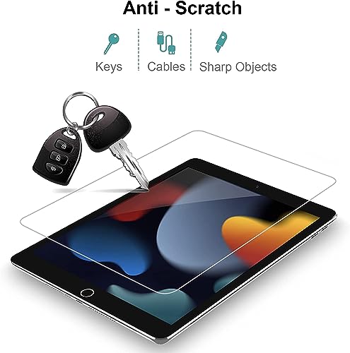 Gerutek 2-Pack Screen Protector for iPad 9th/8th/7th Generation, [Tempered Glass] [Ultra Clear] [Anti Scratch] [Bubble-Free] [[9H Hardness] for Apple iPad 10.2 (2021/2020/2019) Screen Protector Film - Image 3