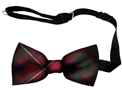 Noeud papillon homme en laine Shaw Red Tartan : un cadeau d'Écosse