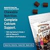 BariatricPal Sugar-Free Calcium Citrate Soft Chews | 500mg with Vitamin D & Probiotics | Belgian Chocolate Caramel | 90 Count (1 Month Supply)