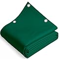Telomeriti Telone in PVC 650g/m², con Occhielli in Alluminio, Rinforzato, per Camion, Impermeabile, Copritutto da Esterno, Vari Colori, Made in Italy (Verde Scuro, 2,5X2 Metri (5 MQ))