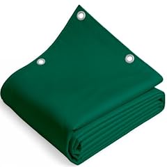Telomeriti Telone in PVC 650g/m², con Occhielli in Alluminio, Rinforzato, per Camion, Impermeabile, Copritutto da Esterno, Vari Colori, Made in Italy (Verde Scuro, 2,5X2 Metri (5 MQ))