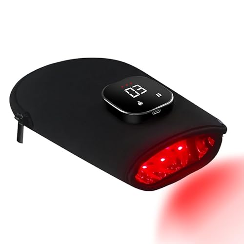 Guante de Terapia 80 LED con Luz Roja e Infrarroja – Alivio del Dolor en Manos y Articulaciones, Mejora la Circulación y Relaja los Músculos
