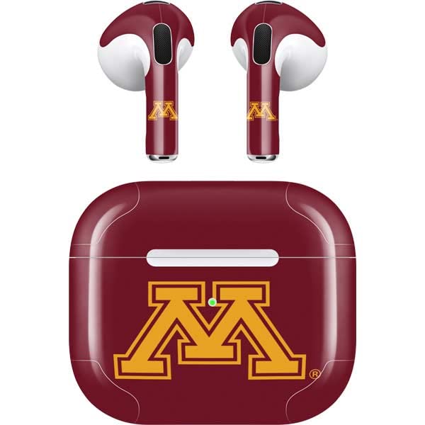 Skinit Decal Audio Skin Compatible with Apple AirPods (3rd Gen, 2021) - Officially Licensed Minnesota Logo Design