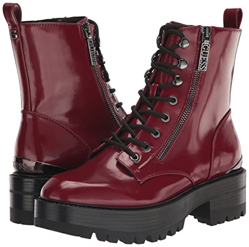 Guess Women's Fearne Ankle Boot, Cherry Red 610, 8 #TOP6