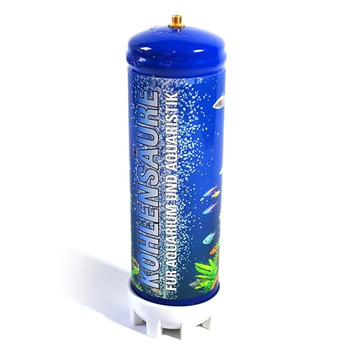 CO2 Einwegflasche 1300g CO2 Kohlendioxid mit M10x1 Gewinde passend für JBL Druckminderer Aquaristik