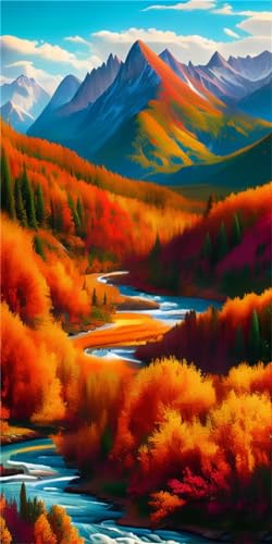 Peinture diamant kit complet adulte pour libérer votre créativité autour d'un paysage 5D