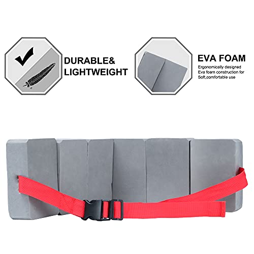 KLOLKUTTA Water Aerobic Equipment Dumbbells Set, High-Density EVA-Foam Water Weight Pool Fitness,Aquatic Swim Belt,Resistance Gloves for Aqua Therapy