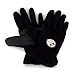 NFL Pittsburgh Steelers Men's '47 Fleece Gloves, Black