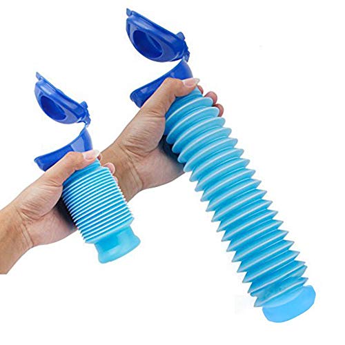 Notfall-Urinal, schrumpfbar, auslaufsicher, Auto-Urinal für Männer - Wiederverwendbar, mobiles Toiletten-Töpfchen, Urinflasche für Camping, Auto, Reisen, Stau und Warteschlange (750 ml) Cover