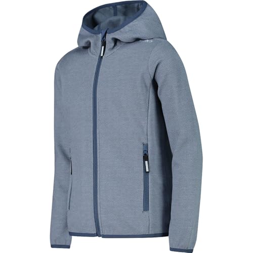Veste à capuche CMP enfant manteau bleu space-sky taille 104 contre les coups de vent