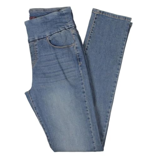 Gloria Vanderbilt Womens Aman Denim Classic Rise Slim Jeans Blue 4, Shoshone