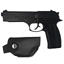 Heavy Metal Gun Pistol Shaped with Barrel Pull/Back System and Holster/Pocket Lighter gallery image