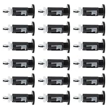 KOMBIUDA 40pcs CPU Heatsink Fan Mounting Clip Durable Fasteners for Easy Installation of Cooling Compatible CPU Models
