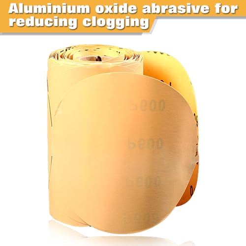 Image of SPEEDWOX 100 Pcs 600 Grit 5 inch Round Sanding Discs Sandpaper Roll