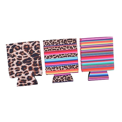 Cabilock 3piezas Fundas Para Latas Funda De Cerveza Protectora De Neopreno Térmica Para Acampar