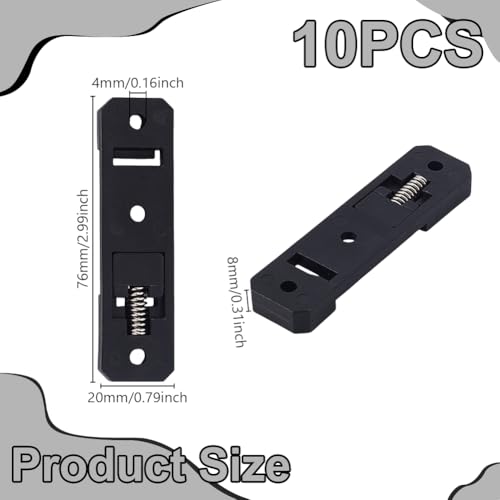 Support rail DIN AHANDMAKER pour remplacer les fixations cassee de vos interrupteurs - 3