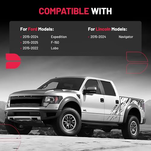 Image of BDFHYK 6x135mm Wheel Spacers, 1.25 inch Hubcentric Wheel Spacer Compatible with Lincoln Navigator F150 Expedition Lobo 2015-2025, Forged 6 Lug Wheel Adapters M14x1.5 & 87.1 mm Hub Bore,Set of 4