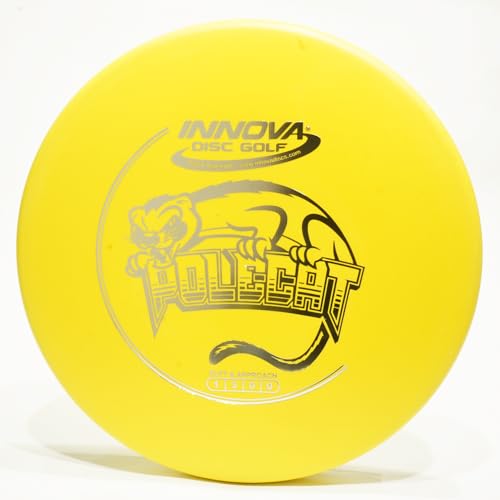 Innova Super Light DX Polecat Lightweight Disc Golf Putter & Approach Disc, Pick Color/Weight [Stamp & Exact Color May Vary] Yellow 140-149 Grams